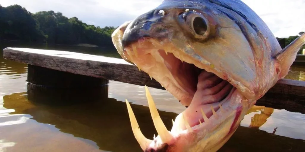 tall fish teeth