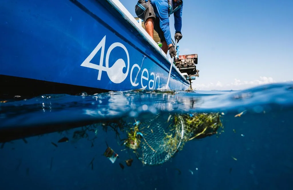 cleaning ocean