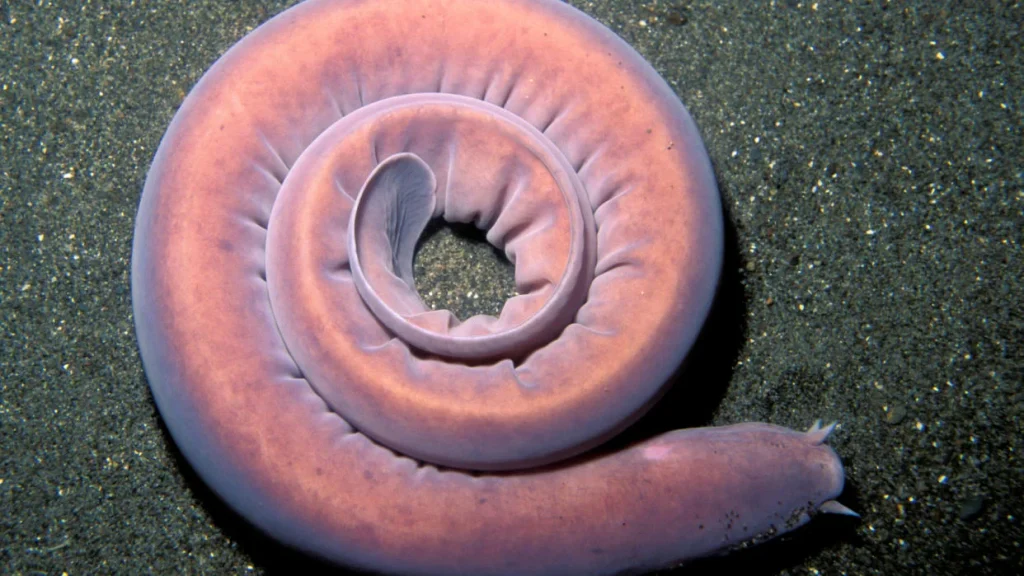 toothless fish hagfish